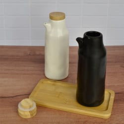Set 2 Alcuza Cerámica Cuadradas 500Ml Simplit