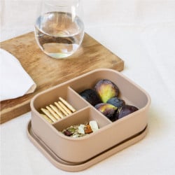 Contenedor Hermetico Bento Box Beige Simplit