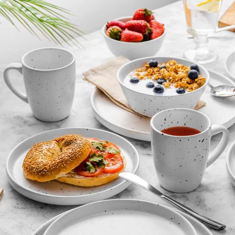 Mug 340ml White Dots Lugano
