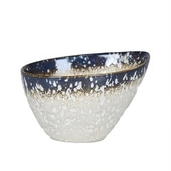 Set 6 Bowls Oval 10X8Cm Volcano Lugano