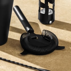 Colador Bar 19,7X10,3Cm Negro Puntos Lugano