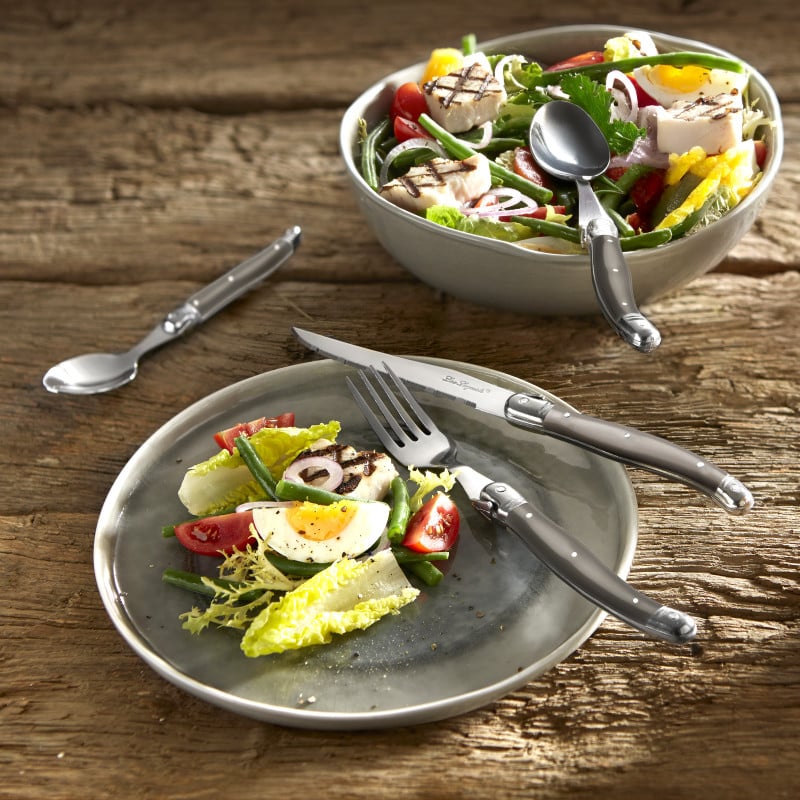 Juego Cubertería 24pc Traditon Taupe Lou laguiole