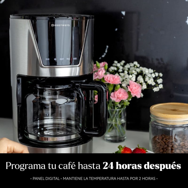 Cafetera de filtro 12 tazas...