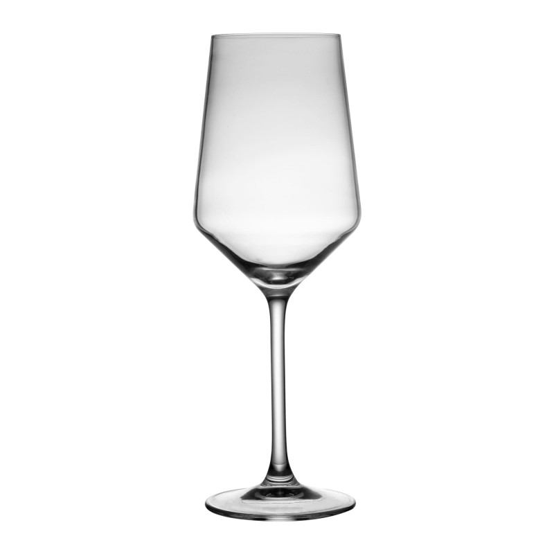 Set 6 Copas 490ml Esencial Lugano vidrio transparente elegante para vino espumoso o champagne celebraciones especiales.