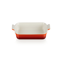 Bandeja Rectángular Heritage 26Cm Cereza Le Creuset