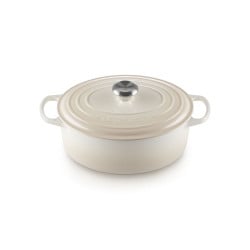 Cocotte Ovalada 27Cm Meringue Le Creuset