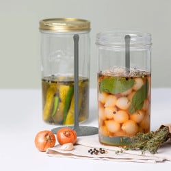 Frasco Con Levantador De Aceitunas 1 Lt Kilner