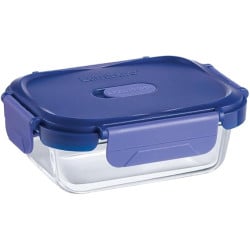 Contenedor Hermético Rectangular 650 Ml Purebox Luminarc