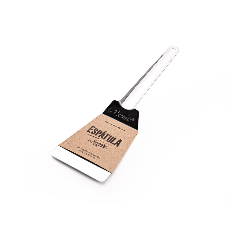 Espatula Metálica La Planchetta, accesorio para cocina, resistente y duradera. Ideal para plancha.