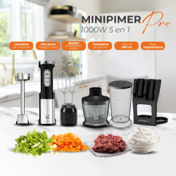 Minipimer 1000W Pro 5 En 1 Kitchen-It