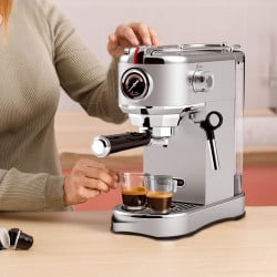 Cafetera Para Espresso 1Lt Bari 5 En 1 Kitchen-It