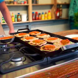 Plancha De Hierro Para 2 Quemadores La Planchetta