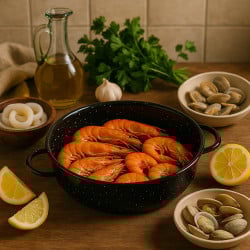 Fuente Esmaltada Negra 20 Cm Garcima