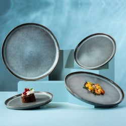 Set 6 Platos 27Cm Aqua Lugano