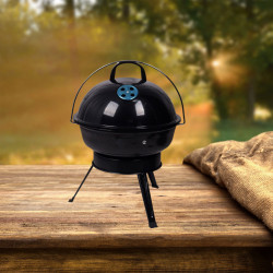 Parrilla Portátil Negra Eggy Mgky802 Kangkawe