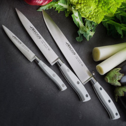 Set De 3 Cuchillos Cocina Riviera Blanc 838410 Arcos