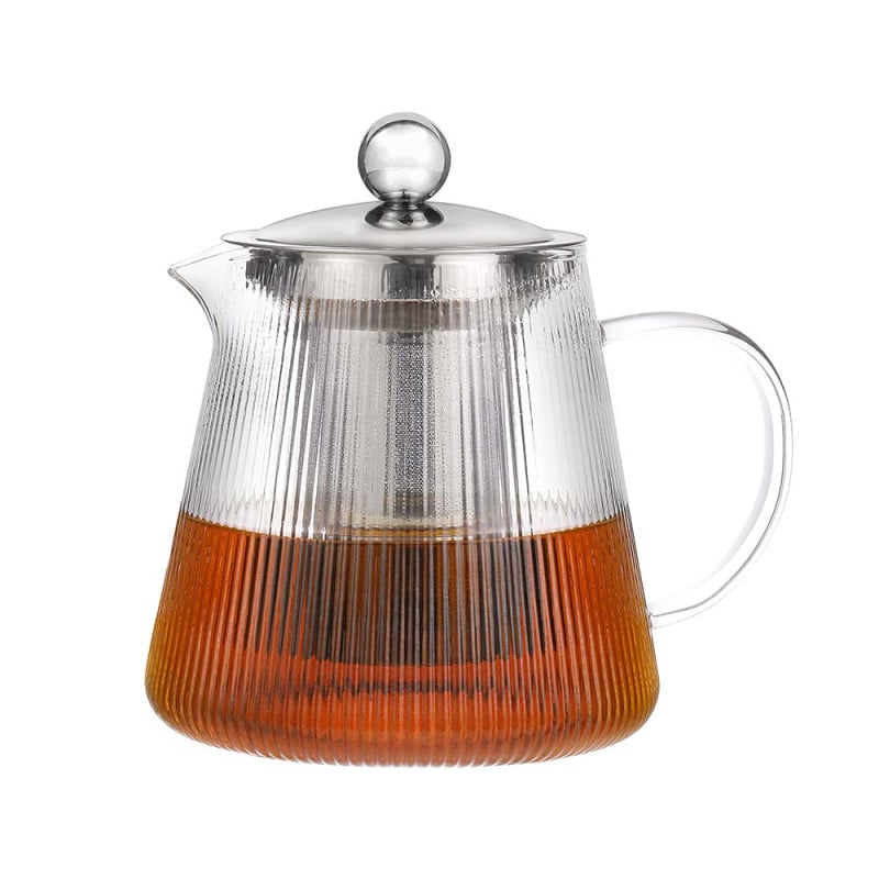 Tetera Borosilicato Líneas...