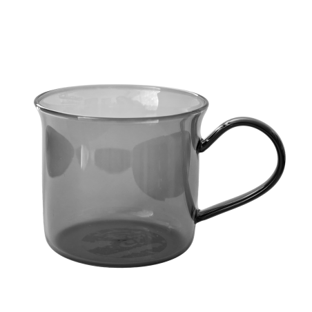 Set 2 Tazas 300ml Borosilicato Lugano. Tazas de vidrio para café o té. Diseño moderno y elegante. Vajilla resistente al calor.