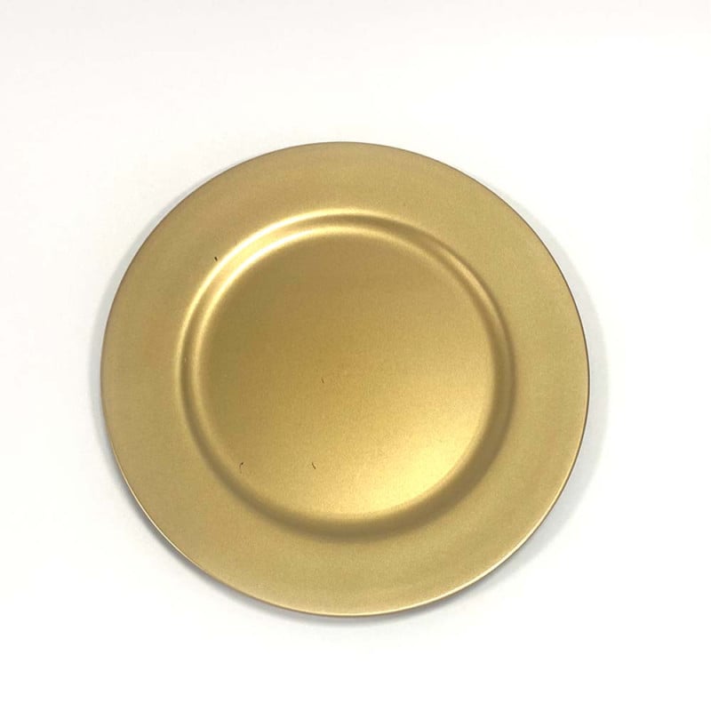 Plato Base Dorado 33cm...