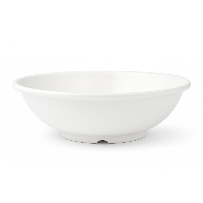 Plato Hondo 23cm ABS Blanco...