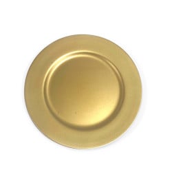 Plato Base Dorado 33Cm Fiesta Lugano