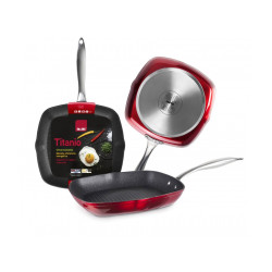 Grill Aluminio Forjado 28X28Cm Red Rock Ibili