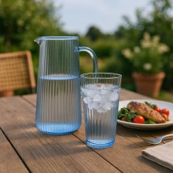 Jarro De Vidrio Borosilicato 1,2L Blue Sand Lugano