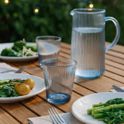 Set 6 Vasos Bajos 31,5Cl Blue Sand Lugano