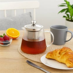 Tetera Borosilicato Líneas 1,2L Lugano