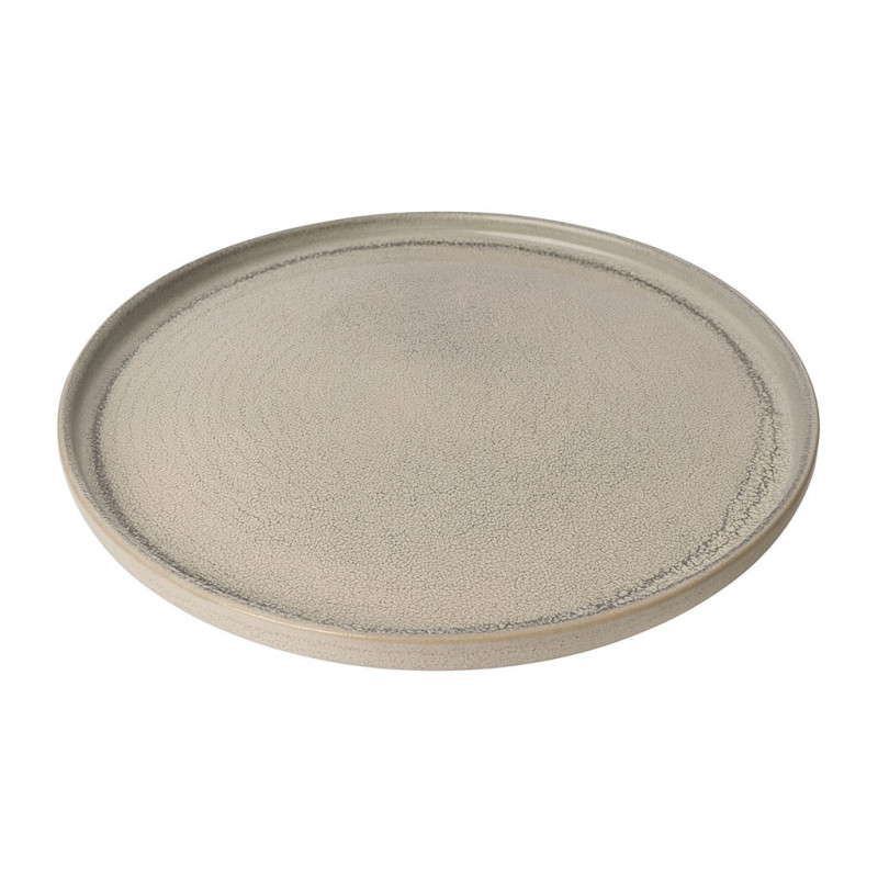 Plato Bajo 27 5 cm Marine Coast Lugano vajilla gres diseño elegante borde sutil texturizado menaje hogar cocina