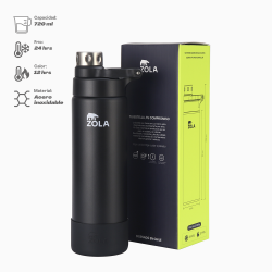 Botella Térmica 720Ml Negro Zola Outdoors