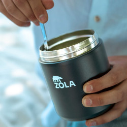 Termo Comida 600Ml Negro Zola Outdoors
