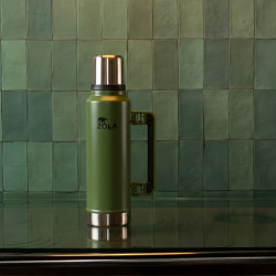 Termo Clasico 1.4 Litros Verde Militar Zola Outdoors
