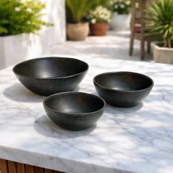 Bowl Melamina Grafito 16,5X6 Lugano