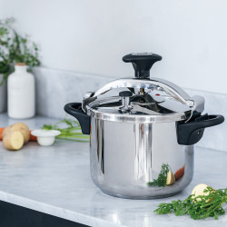 Olla A Presión 10L Acero Inox. Genius Garinox