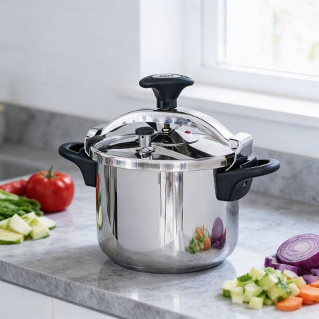 Olla a Presión 10L Acero Inox. Genius Garinox