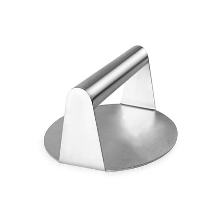 Prensa para hamburguesas Ibili de acero inoxidable. Utensilio de cocina para preparar hamburguesas perfectas.
