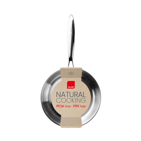 Sartén Triply Natural Cooking 30cm Ibili sin PFOA ni PTFE para cocina saludable