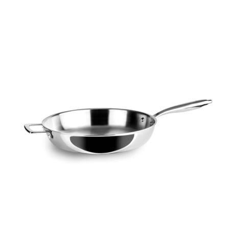 Sartén Triply Natural Cooking 30cm Ibili. Sartén de acero inoxidable, ideal para cocinar tus comidas favoritas.