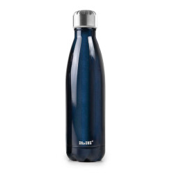 Botella Térmica 0,5L Acero Inoxidable Azul Ibili