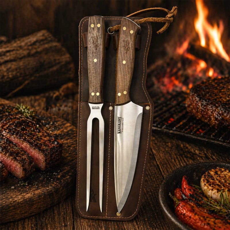 Set Cuchillo Parrillero y...
