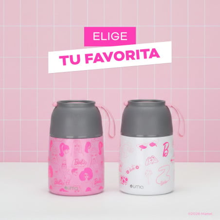 Termo Comida Barbie Fun + Cuchara 450ml Acero Inox UMA