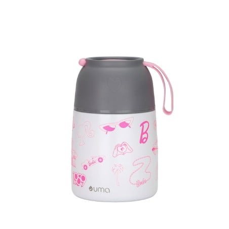 Termo Comida Barbie Fun + Cuchara 450ml Acero Inox UMA