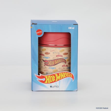 Termo Comida Hot Wheels Class + Cuchara 330ml Acero Inox UMA