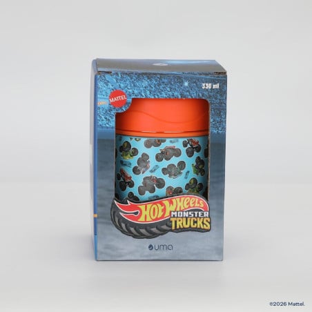Termo Comida Hot Wheels Truck + Cuchara 330ml Acero Inox UMA
