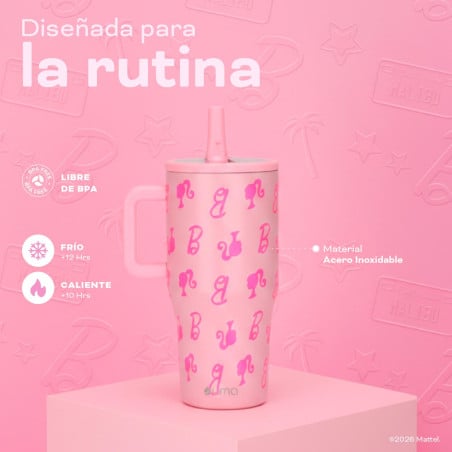 Vaso Térmico Tumbler Mug Barbie Vibes 590ml Acero Inox UMA