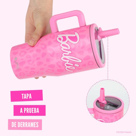 Vaso Térmico Tumbler Mug Barbie Print 590ml Acero Inox UMA