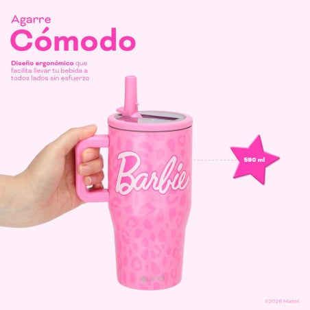 Vaso Térmico Tumbler Mug Barbie Print 590ml Acero Inox UMA