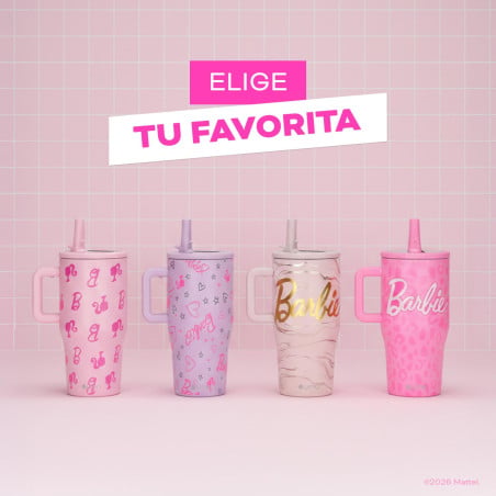 Vaso Térmico Tumbler Mug Barbie Love 590ml Acero Inox UMA