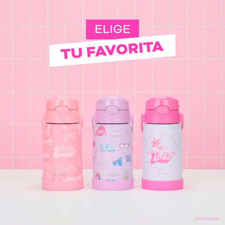 Botella Térmica Niños Barbie Malibu 450ml Acero Inox UMA